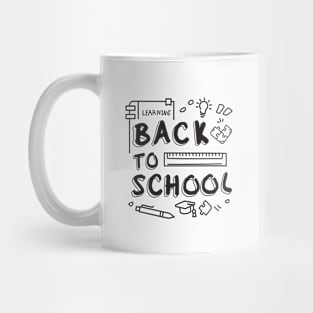 back to school icon handraw Mug